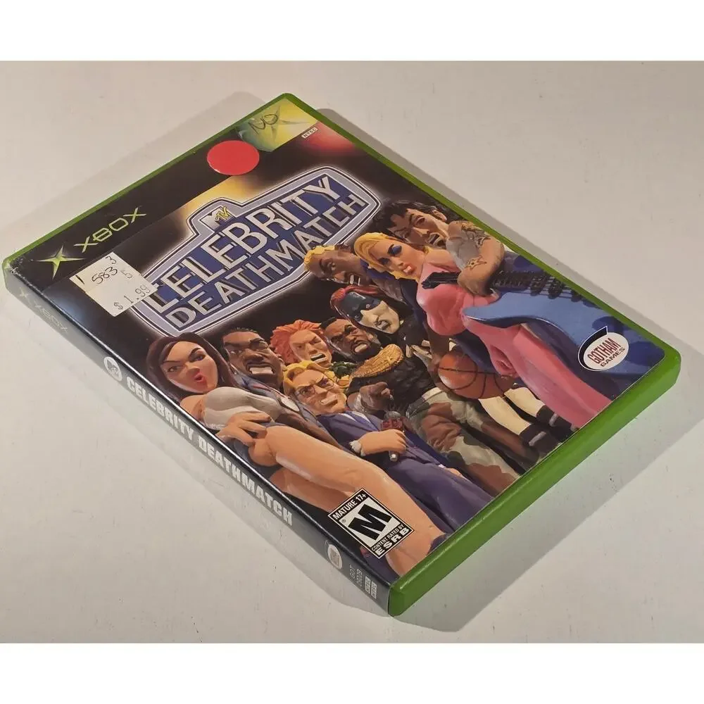 MTV Celebrity Deathmatch Original Xbox Game CIB Complete